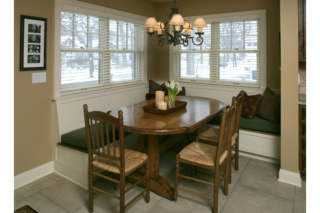 Dining Area Minneapolis Tudor Interior Design