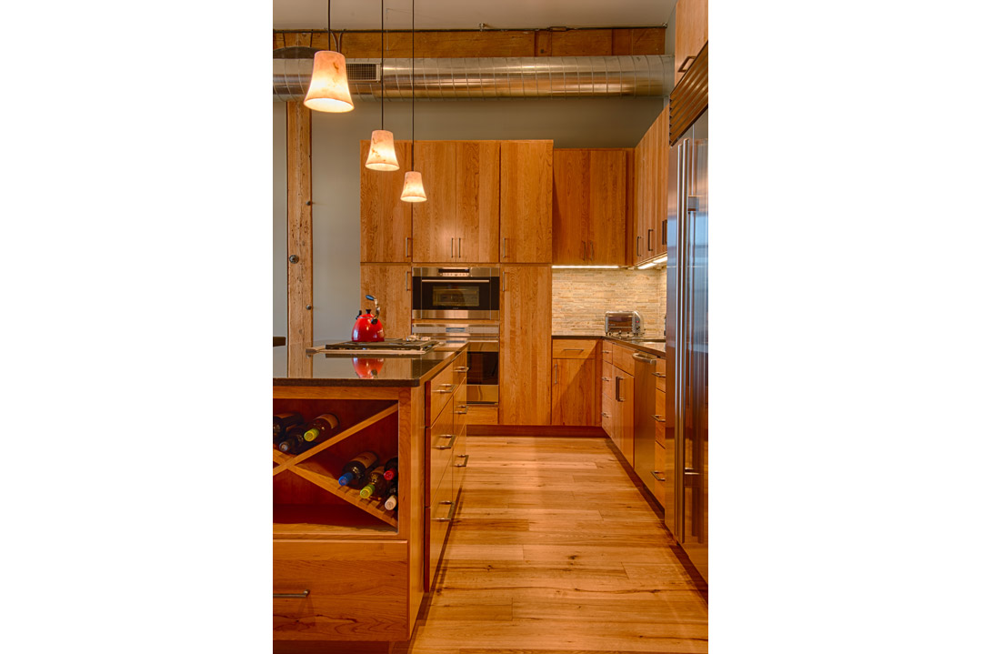 Kitchen Downtown Loft Interior Design